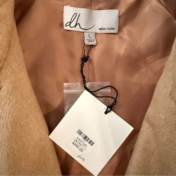 dh New York Easton Pieced Trench Jacket New - Picture 5 of 9